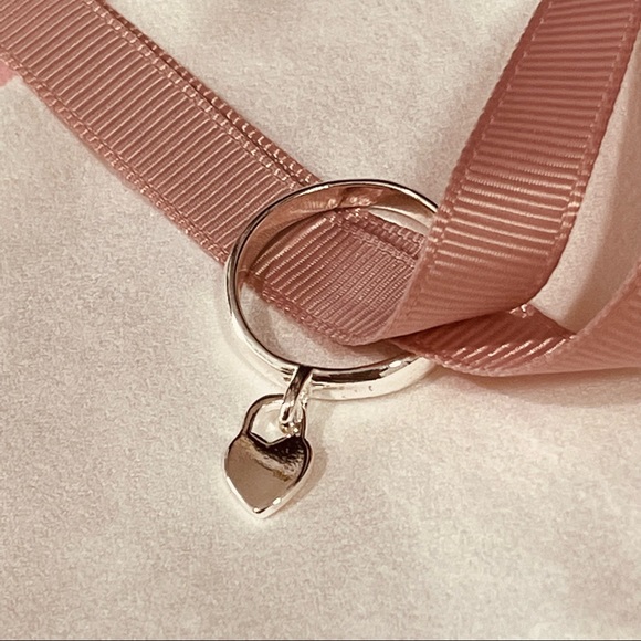 925 Sterling Silver Heart Locket Ring - Picture 3 of 7